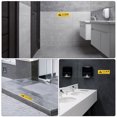 thumbnail image 5 of Unique Bargains Caution Wet Floor Sticker Sign, 11.8' x 3.9' PVC Self Adhesive Caution Slippery When Wet Decal Yellow 4Pack, 5 of 5