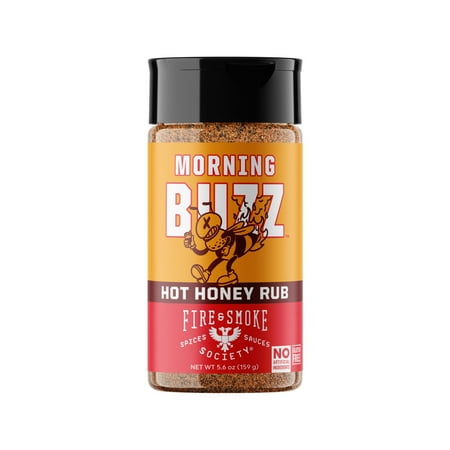 Fire & Smoke Society Morning Buzz Hot Honey Spice Blend  5.6 Ounce
