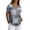 Navy, variant on longantii Womens Summer Tops Comfy Cotton Linen Graphic T-Shirts Baggy Vneck Short Sleeve Blouses Gradient Button Down Clothes Red 2XL