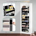 thumbnail image 2 of GADE over the door storage organizer, 5 pockets, 10 mesh pockets, 44 lbs capacity - for bedroom, bathroom, nursery, 2 of 7