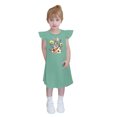 thumbnail image 5 of Toddler Dress Summer Ruffle Sleeve Sundress Outfit For Kids 4-14T Formal Dresses For Girls, 5 of 7