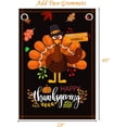 thumbnail image 4 of Happy Thanksgiving Flags,Thanksgiving Garden Flag 28 x 40 Inch Thanksgiving House Flag Double-Sided 2 Layer Thanksgiving Turkey House Flag For Thanksgiving Decoration, 4 of 6