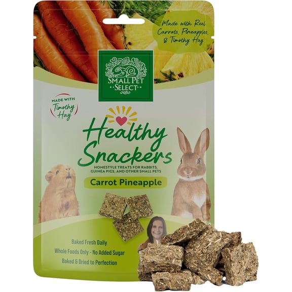 Small Pet Select - Healthy Snackers - Carrot/Pineapple