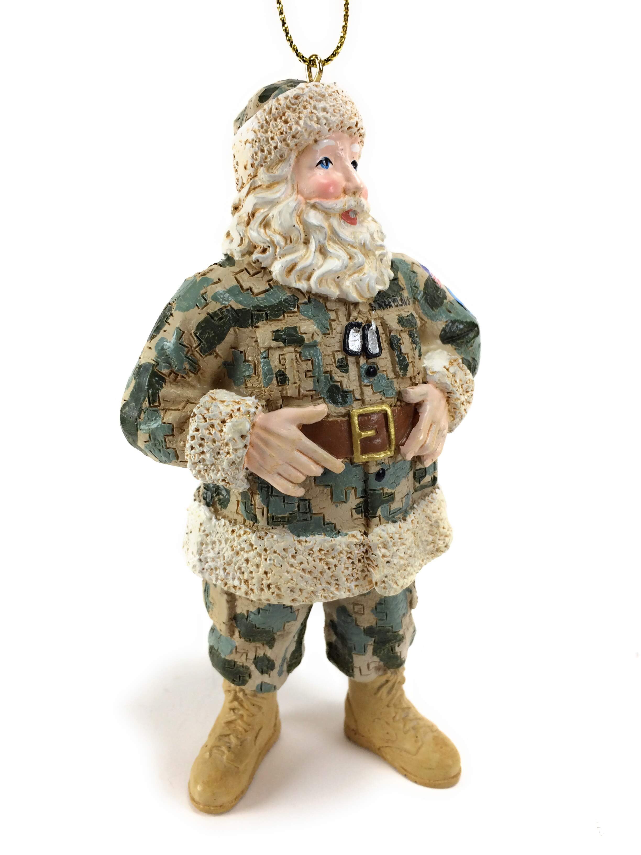 US Military Camouflage Santa Christmas Tree Ornament - Walmart.com - Walmart.com