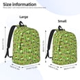 thumbnail image 6 of Wukai Cute Green Frog Paper Reusable Cosmetic bag,Travel Toiletry Organizer Capacity,Waterproof Puzzle Bags, 6 of 7