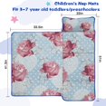 thumbnail image 5 of Pioneer Flower Floral Print Pattern Toddler Nap Mats for Kids Preschool,Sleeping Mat Bag or Kids,Toddler Sleeping Bag,Toddler Nap Mat or Daycare, 5 of 6