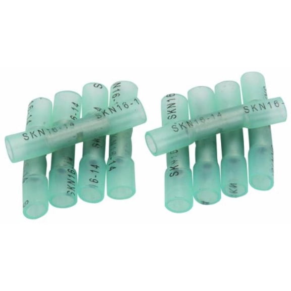 Storehouse 10 Pack 14-16 Gauge Watertight Heat-Shrink Butt Connectors