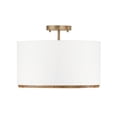 thumbnail image 4 of Capital Lighting - Soleil - 3 Light Semi-Flush Mount In Coastal Style-14 Inches, 4 of 7