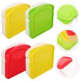 thumbnail image 2 of 4 Pcs Boîtes à Sandwich Portables Boîtes à Sandwich pour Boîtes à Lunch, 2 of 5