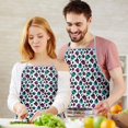 thumbnail image 5 of Leopard Print Adjustable Waterproof Apron for Adults 33x27 Inch – Cooking Apron with 2 Large Pockets, Durable Polyester Bib for Kitchen, Baking, BBQ, and Home Use, 5 of 6