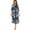 B, variant on Womens Long Sleeve Bathrobe Nightgowns Soft Floral Cotton Night Shirts Sleepwear Robe Night Gown Sleep Shirt Pajama Dress S-2XL