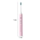thumbnail image 3 of Cepillo de dientes eléctrico con 4 cabezales y carga USB, 5 modos y temporizador de 2 minutos, impermeable IPX7 para adultos - blanco, azul o rosa, 3 of 9
