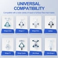 thumbnail image 3 of Universal Headgear, Adjustable Mask Strap with Stronger Vel-cro, Standard Headgear Strap for Comfortable Fit & Seal, Blue (Headgear Only, Exclude Clip), 3 of 6