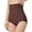 Coffee, variant on Womens High Waist Seamless Control Panty Shapewear Lifting Compression Briefs Firmwear Postpartum Fajas Beige M
