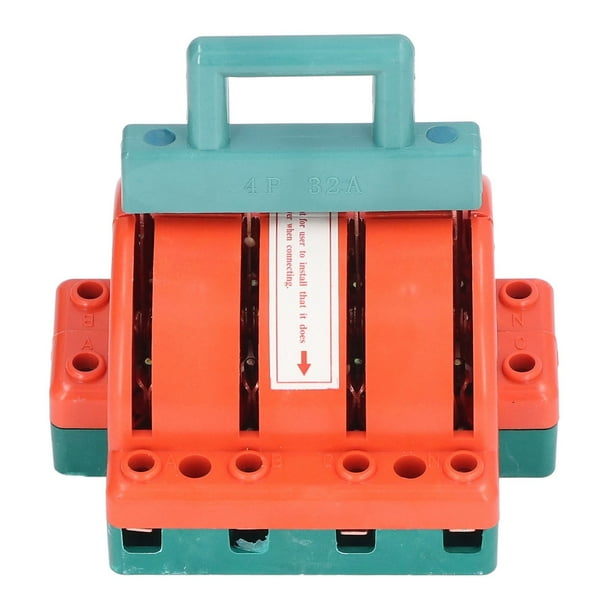 Disconnect Knife Switch,32A 4 Pole Double Electrical Knife Switch Knife