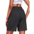 thumbnail image 4 of Cadmus Womens 9" Hiking Shorts Quick Dry Athletic Shorts for Women Casual Running Shorts with Pockets, 4 of 6