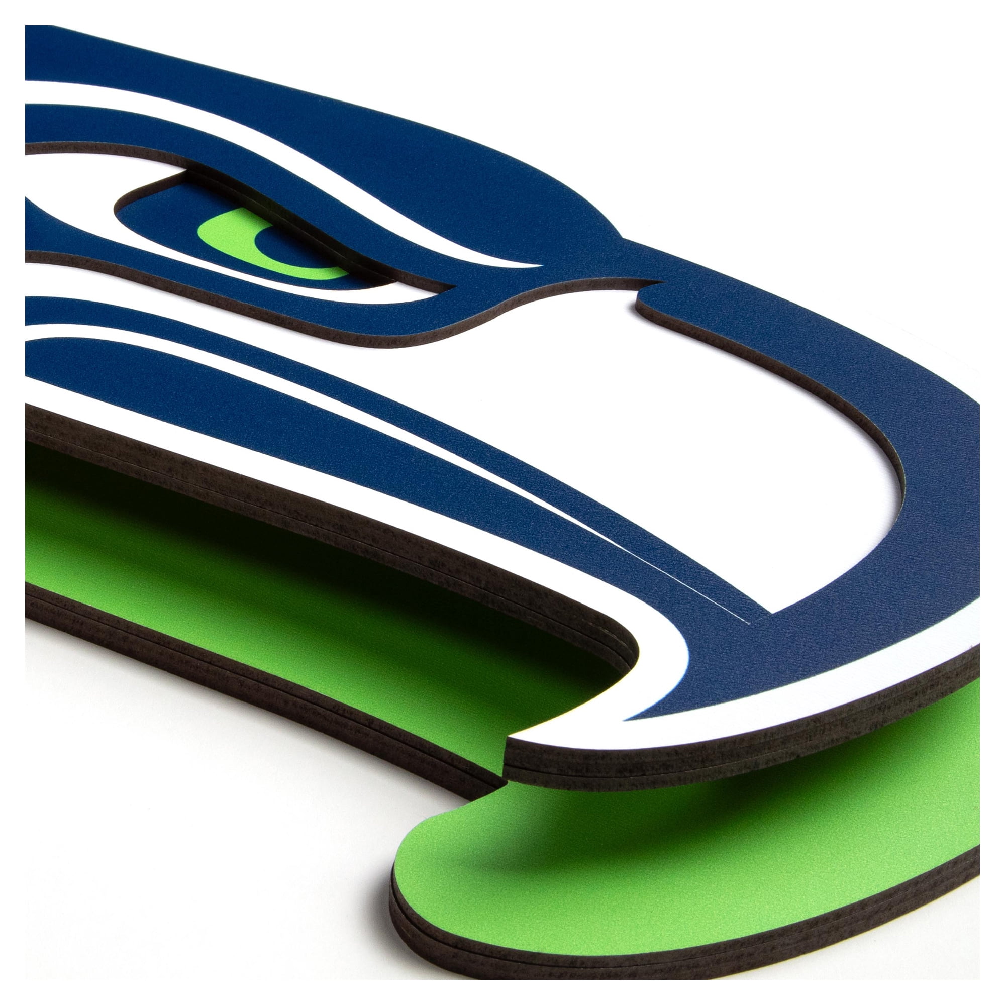 IDNA Seattle Seahawks 14" 3DX Logo Die Cut Wall Art