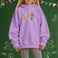 thumbnail image 2 of Chandail en Molleton Garçon Manches Longues Imprimé à Capuche Chandail en Molleton Filles Col Rond Chandail Vêtements Automne Taille Vêtements Filles 3-4 Ans, 2 of 4