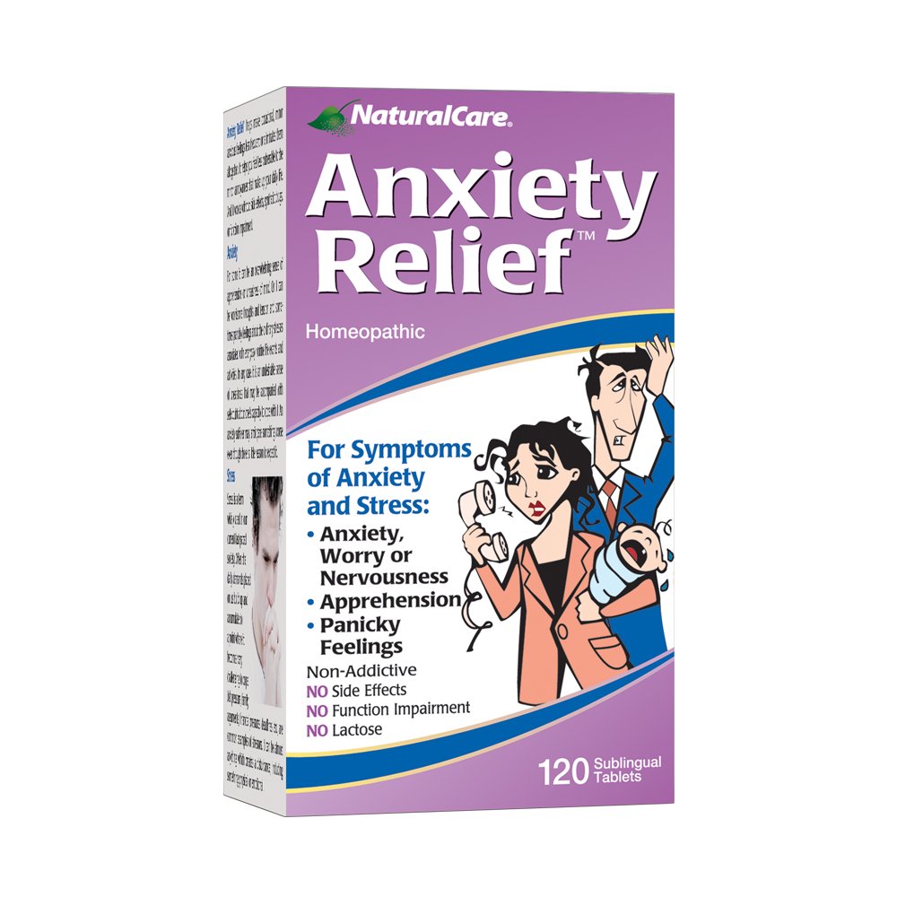 NaturalCare Anxiety Relief Homeopathic Support for Natural Anxiety
