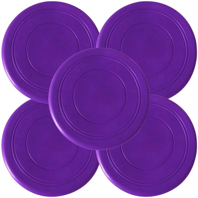 Discos voladores resistentes FlyBixPurple 5 Piezas Discos voladores Silicona Ø18 cm Morado VentDepot MXYPR-005