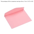 thumbnail image 4 of Mini Sobres, 60 Paquetes Papel En Blanco Pequeños Artículos Almacenamiento Negocios Tarjeta Soporte para Saludo Nota Fiesta, Rosa, 4 of 6