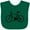 Green, variant on Inktastic Bicycle Silhouette Boys or Girls Baby Bib
