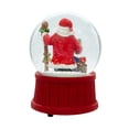 thumbnail image 3 of Kurt Adler 100MM Wind Up Musical Santa With Gift Bag Tree Water Globe, 3 of 4