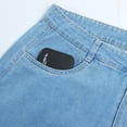 thumbnail image 6 of Smawell Men's Wide Leg Cargo Jeans, Light Wash Denim Pants, 6 of 6