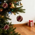 thumbnail image 4 of Hogar y cocina, Decoración del hogar, Decoración navideña, Adornos colgantes flocados, Decoración para árbol de Navidad, Adornos colgantes pequeños para decoración de ventanas navideñas, Bolas navideñ, 4 of 6