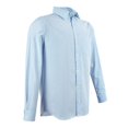 thumbnail image 4 of Camisa George Talla G Casual Manga Larga de Cuadros Blanco con Azul Cielo, 4 of 4