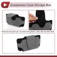 thumbnail image 6 of Unique Bargains Car Sunglasses Case Magnetic Universal Car Visor Eyeglasses Holder Storage Box Suede Gray 17.5x10cm 1 Pcs, 6 of 7