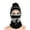 Black, variant on Gustave 3 in 1 Warm Anti-fog Beanie Hat Scarf and Mask Set, Fleece Inside Knitted Riding Cap Infinity Scarves Winter Accessories for Women (Black)
