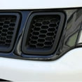 thumbnail image 3 of 7pcs Car Front Grille Cover Grill Ring Inserts Frame Trims Kit For 2017 2018 2019 2020 Compass (mat, 3 of 5