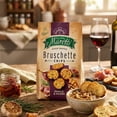 thumbnail image 2 of Maretti Bruschette Chips Slow Roasted Garlic (3.4 oz) – All Natural Oven Baked Bagel Chips, Vegetarian Friendly Party Snack, 2 of 8