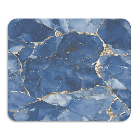 

ALAZA Dish Drying Mat for Kitchen Marble Blue Counter Absorbent Draining Pad 15.7 x11.8
