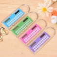thumbnail image 5 of Lksixu 4 in 1 Students Calculator, Standard Basic Calculator with Ruler Magnifier and Protractor, Solar Powered Electronic Pocket Calculator Multifunctional Stationery Back to School Supplies for Kids, 5 of 8