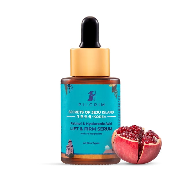 Sérum au Rétinol Coréen 05 avec 1 Acide Hyaluronique par Pilgrim Sérum Visage Anti-âge Réduit les Ridules Rides Lift Ferme pour Hommes Femmes Tous Types de Peau 101 Fl Oz 30 ml