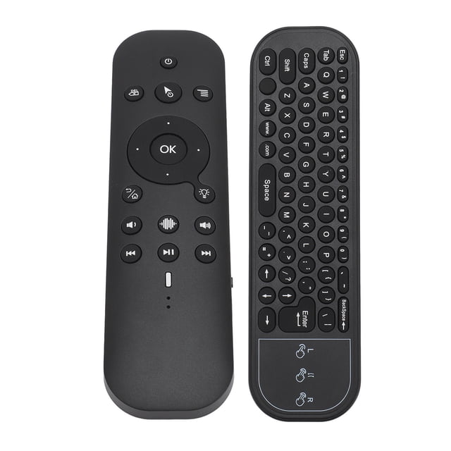 Ratón Remoto De Aire, Modo Dual Con Retroiluminación Remota Por Voz Inalámbrica Y Sensor De Movimiento Antivibración Para TV