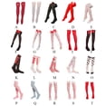 thumbnail image 4 of Minnieouse 1 par de calcetines, suministros para fiestas, calcetines hasta la rodilla, bonitos patrones, regalo del Día de San Valentín, mangueras Medias corazón de bigote Minnieouse AP009348-18, 4 of 6