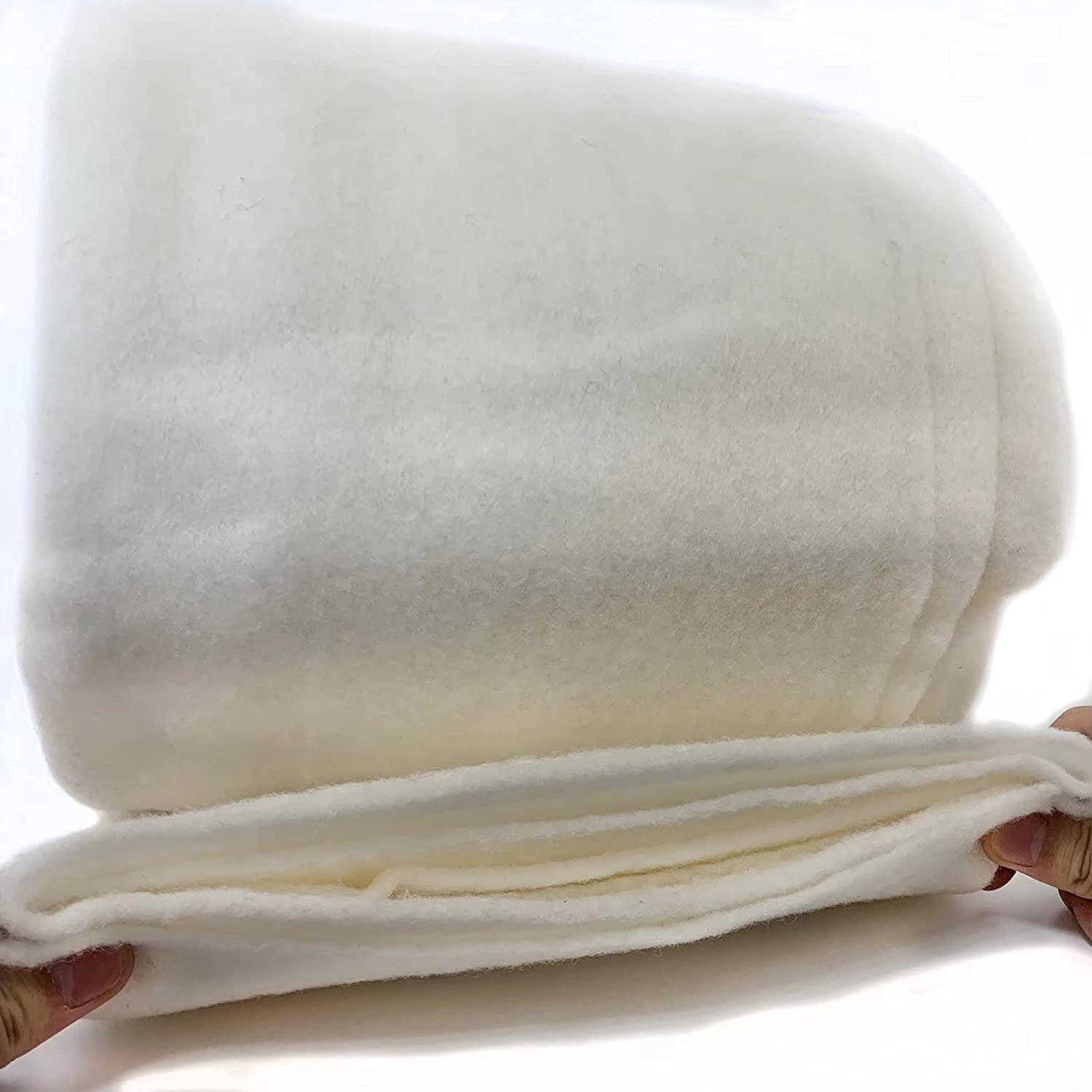 Wool Quilt Batting 90"x108"for Patchwork Quilts Quilting 100% Merino King Size