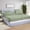 Light Sage, variant on DNG Creations 5 Piece Split King Adjustable Sheet Set 18 Inch Deep Pocket for Adjustable Beds 800 Threads Count ( Solid Moss )