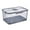Gray 7001, variant on Food Storage Box Container with Lid Drain Tray Timing Refrigerator Organizer
