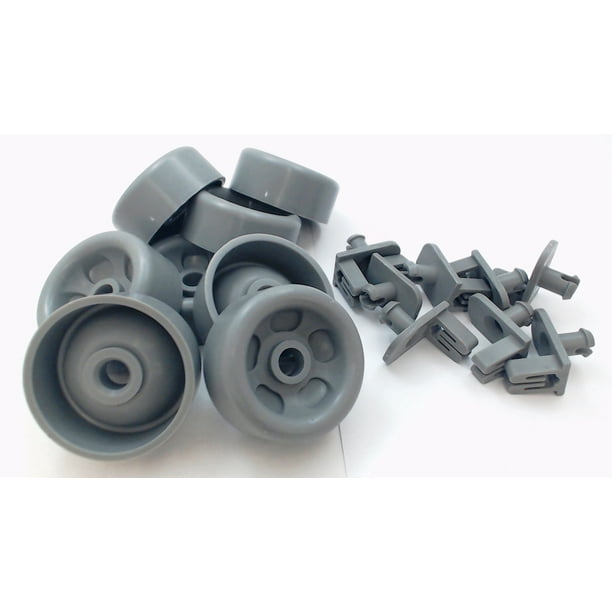 WD35X21041, Dishwasher Lower Rack Roller & Axle Kit replaces GE