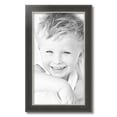 thumbnail image 2 of ArtToFrames 13x23 inch Black Velvet with Silver Wide Picture Frame, Black MDF Poster Frame (4693), 2 of 7
