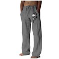 thumbnail image 1 of WEAIXIMIUNG Pantalon Cargo Doublé Homme Mode Décontractée Numérique 3D Pantalon Droit Décontracté Style Business, 1 of 5