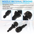 thumbnail image 4 of Boquilla de lavado de parabrisas Unique Bargains para Toyota Aygo 2005-2014 para Citroen C1 2005-2014 Reemplazar No.6405W3 Boquillas de rociado de parabrisas, 4 of 6