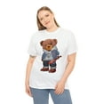 thumbnail image 3 of Dope graphic bear with baseball bat Unisex Heavy Cotton Tee, 3 of 8