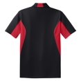 thumbnail image 6 of SPORT-TEK Mens Side Blocked Micropique Sport-Wick Polo, 6XL, Black/True Red, 6 of 6