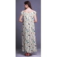 thumbnail image 2 of Bimba PrintedÂ&nbsp;NightwearÂ&nbsp;for Women Rayon Long Maxi Dress Sleepdress Night Gown, 2 of 4
