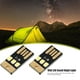 thumbnail image 1 of Escalada Mini lámpara recargable de ahorro de energía con luces LED portátiles para acampar (5 piezas) Ehuebsd Para Estrenar, 1 of 7